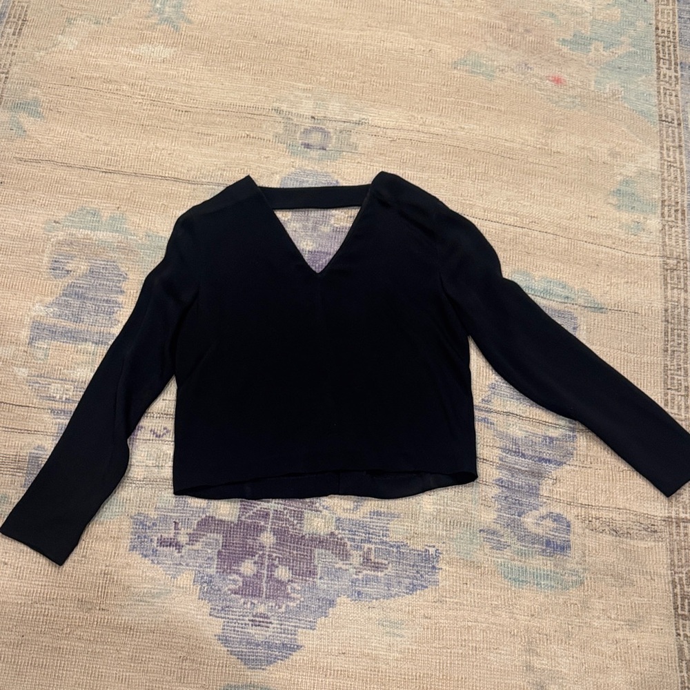 Nicole Miller Artelier Black Open Back Top